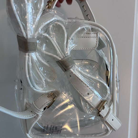 MINI BACKPACK • White and Clear • - Picture 3 of 8